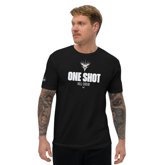 One Shot - Life is War - Mens's Fitted T-shirt